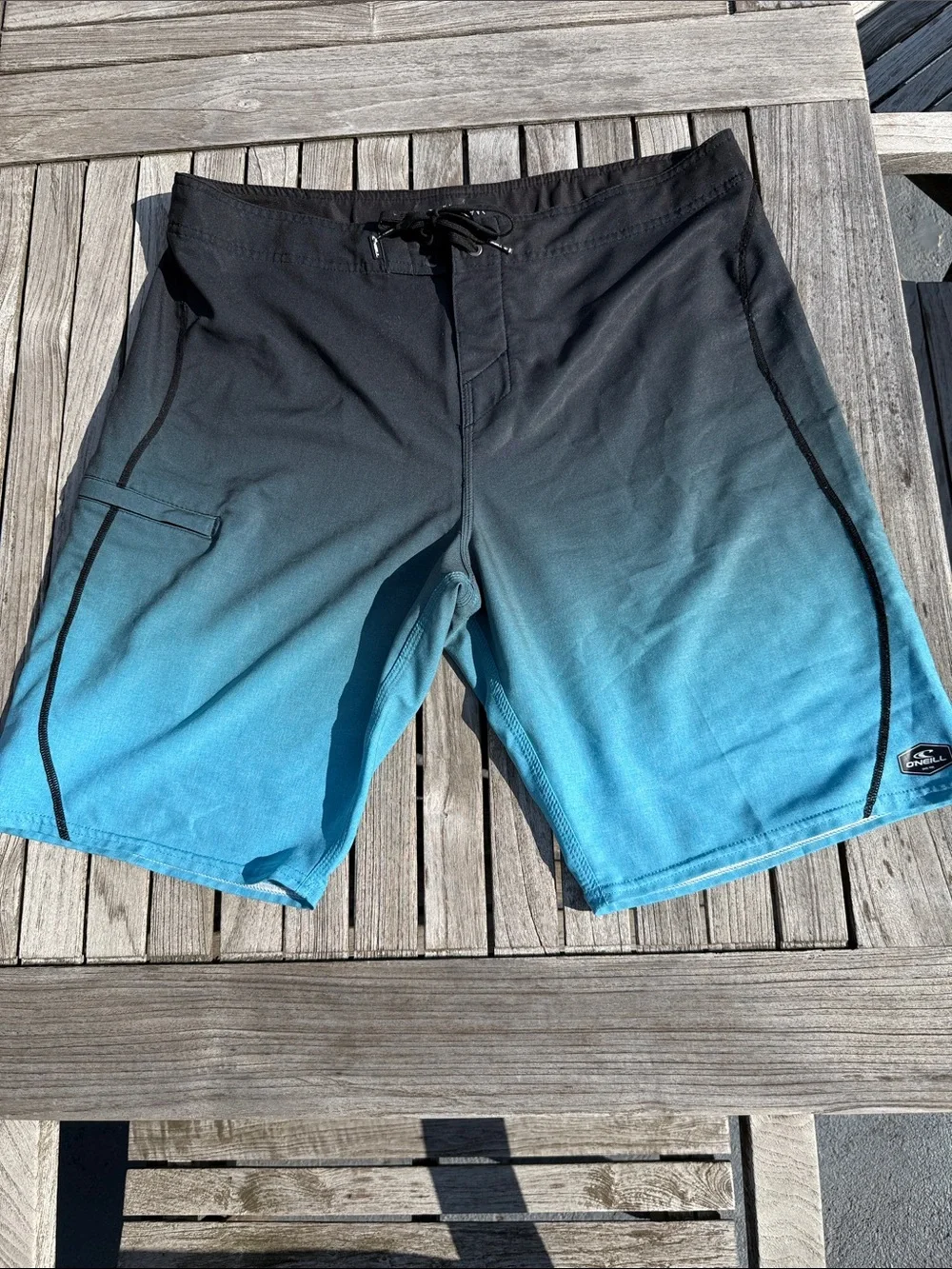 O’Neill Men's Blue Ombre Swim Trunks